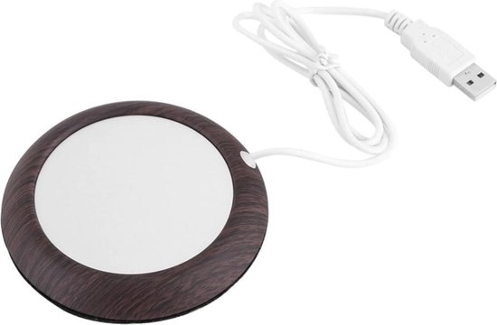 USB-kopwarmer, melkwarmer, warme mok, koffiewarmer, 55 graden constante temperatuur, automatische schakelaar, zwaartekrachtsensor voor thee, koffie, melk, koffiewarmer, thuis, kantoor (A