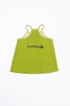 Ducksday – T-shirt – Top – Meisje– Stretch – Funky green – Ster – Groen – Geel  - Promo – maat 98-104– label 6 jaar.
