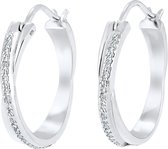 Elli Oorbellen oorringen 925 Sterling Zilver Kristal