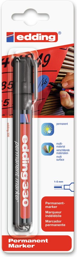 EDDING Permanentmarker 850 zwart kopen! | HORNBACH