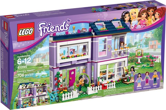 Zullen gevolgtrekking Beleefd LEGO Friends Emma's Huis - 41095 | bol.com
