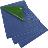 Set Met 3 Dekzeilen - Blauw/Groen - Basic - 2 X 3M