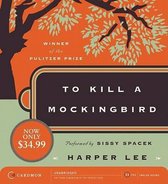 Boekomslag van 'To Kill a Mockingbird', winnaar Pulitzerprijs. Opgevoerd door Sissy Spacek. Prijs $34.99.