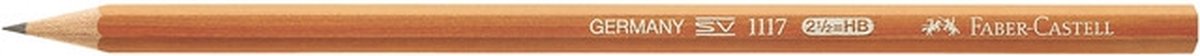 potlood Faber-Castell 1117 HB gevernist doos met 12 stuks