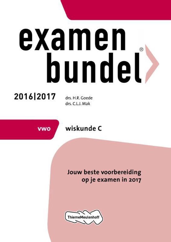 Examenbundel vwo Wiskunde C 2016/2017