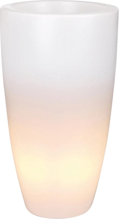Elho - Pure soft round high Led Light 50 | Bloempot plantenbak verlichting  LED | LED... | bol.com