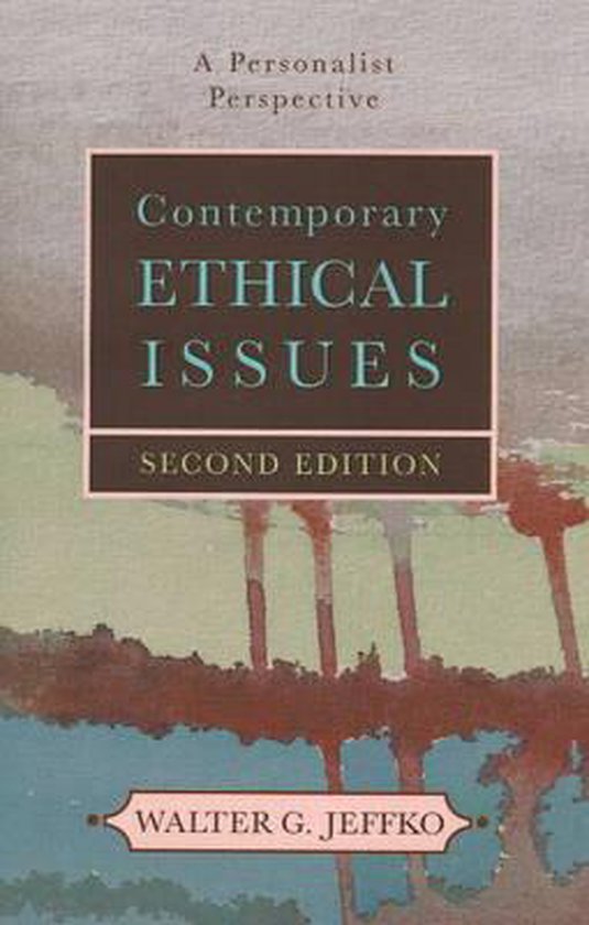 Contemporary Ethical Issues 9781573926409 Walter G. Jeffko Boeken