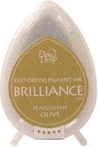 Tsukineko Brilliance Stempelkussen - Dew Drop - Pearl Olive