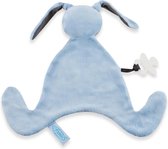 knuffeldoek- speendoek konijn - blauw