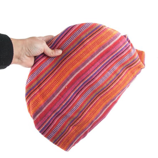 Yogamat tas katoen roze gestreept (67x24 cm) van Yogamat — afbeelding 5