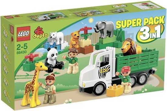 Gloed Birma applaus LEGO Duplo Super Pack Dierentuin 3 in 1 | bol.com