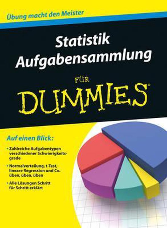Aufgabensammlung Statistik für Dummies | 9783527711574 | Wiley | Boeken