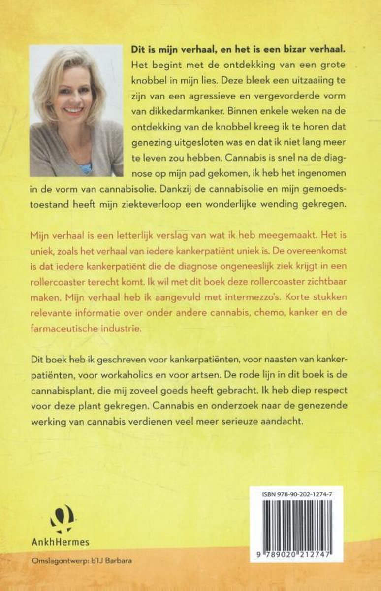 Kanker en cannabis - back cover