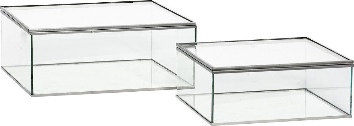 interieur Peru Verplicht Display Box in Glas/ Set van 2 | bol.com