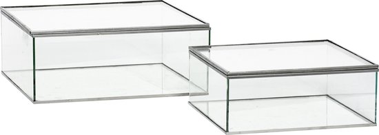 Display Box in Glas/ Set van 2 | bol.com