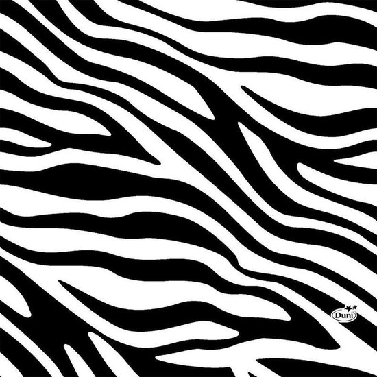 Simuleren Demonstreer olifant 20x Design servetten zebra dieren print zwart/wit 33 x 33 cm - Design  tafeldecoratie... | bol.com