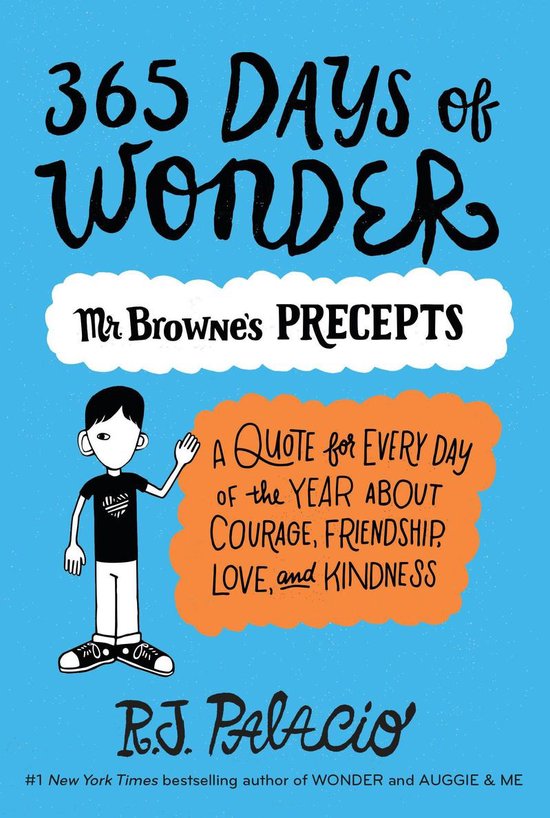Wonder - 365 Days of Wonder: Mr. Browne's Precepts - cover