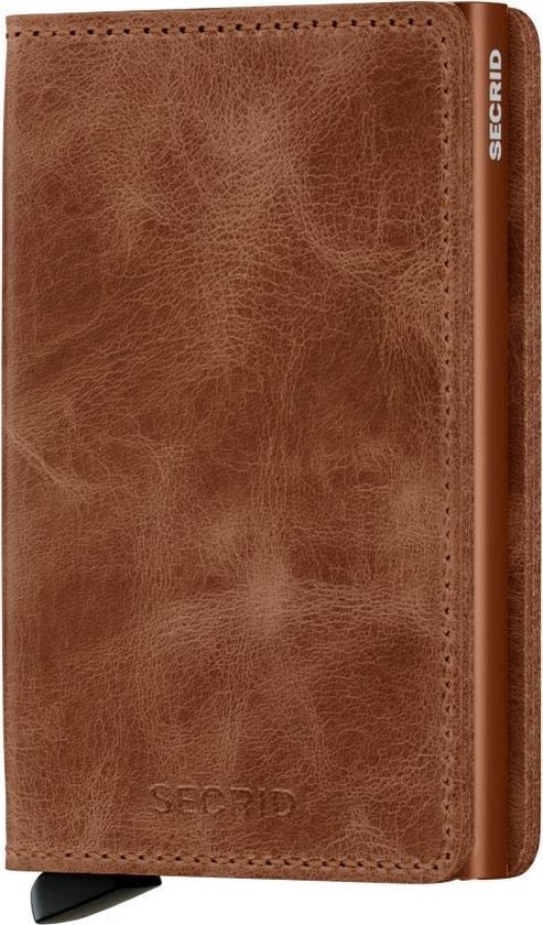 Secrid Slim Wallet Portemonnee Vintage Cognac - Rust | bol.com