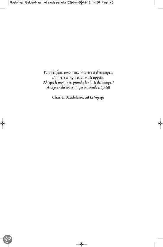 Boekpagina met citaat van Charles Baudelaire.