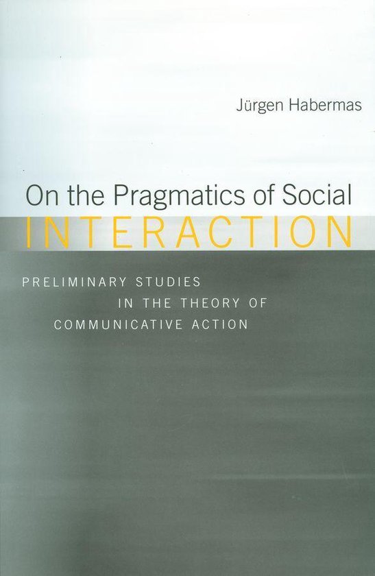 On the Pragmatics of Social Interaction - cover