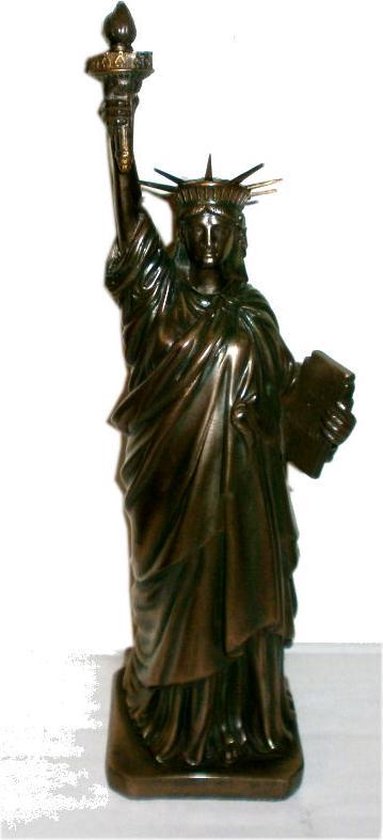doden Plantkunde breedtegraad Vrijheidsbeeld – Libertas – Statue of Liberty - 31 cm hoog – brons | bol.com