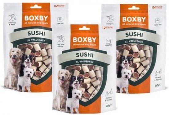 Boxby Voordeelpakket Sushi XL - 360 gr - 3 Zakken