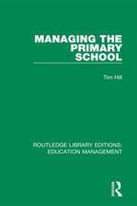 Routledge Library Editions: Education Management - Managing  ... - cover