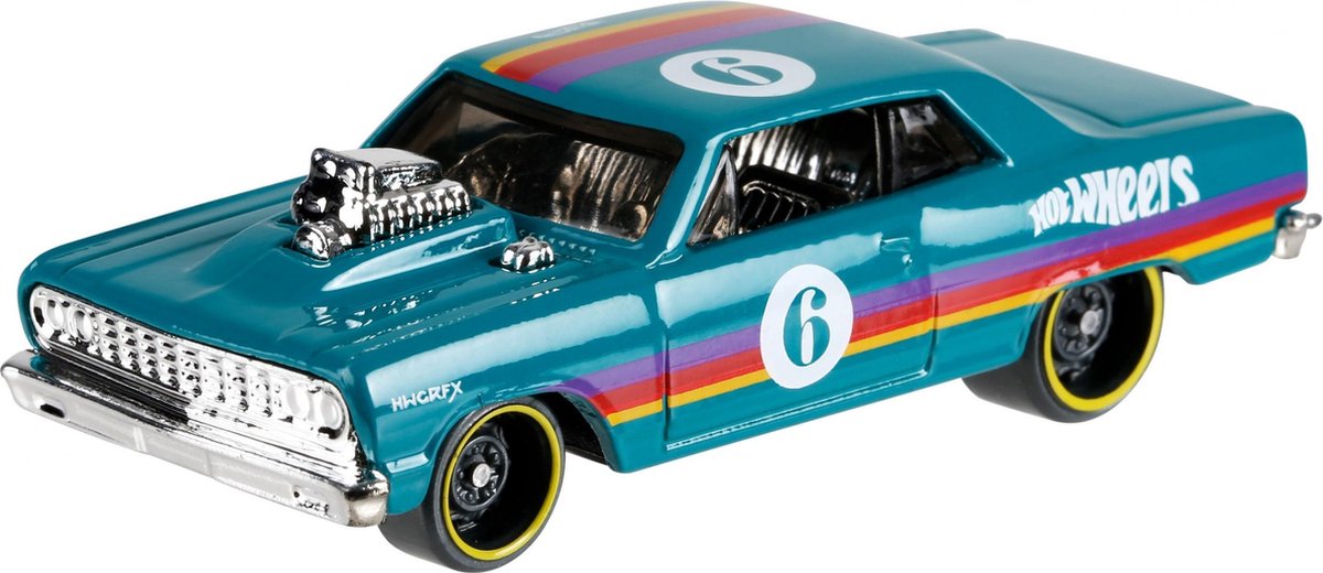 Bol.com Hot Wheels '64 Chevy Chevelle Ss 8 Cm Turquoise aanbieding