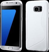 Comutter silicone case hoesje wit Samsung Galaxy S7 Edge