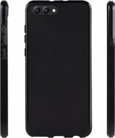 Zwart TPU Siliconen Case Backcover Hoesje voor Huawei Honor View 10