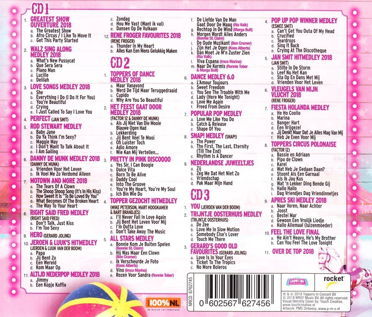 Toppers In Concert 2018 - Pretty In Pink, Toppers | CD (album) | Muziek |  bol.com