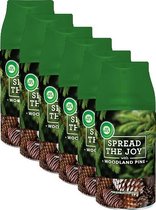 Airwick Freshmatic Woodland Pine - 6 x 250 ml - Navulling - Voordeelverpakking