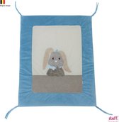Steff konijntje blauw "Rabbit" - parktapijt - boxkleed - 95x75 cm
