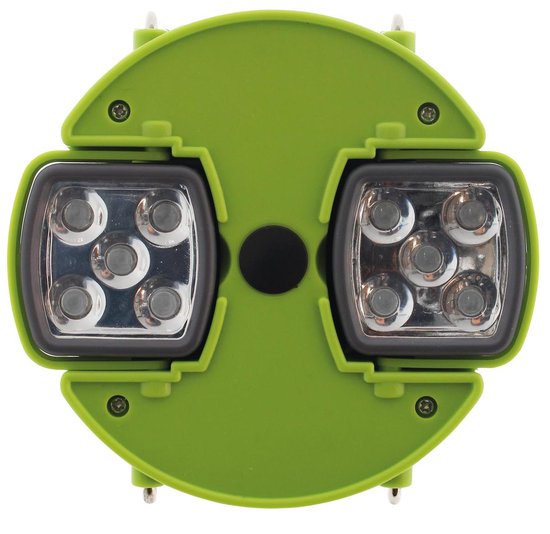 Eurotrail Campinglamp Multi Light Oplaadbaar - 500L - Antraciet/Groen van Eurotrail — afbeelding 4