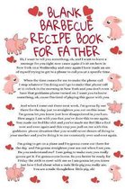 Blank Barbecue Recipe Book For Father