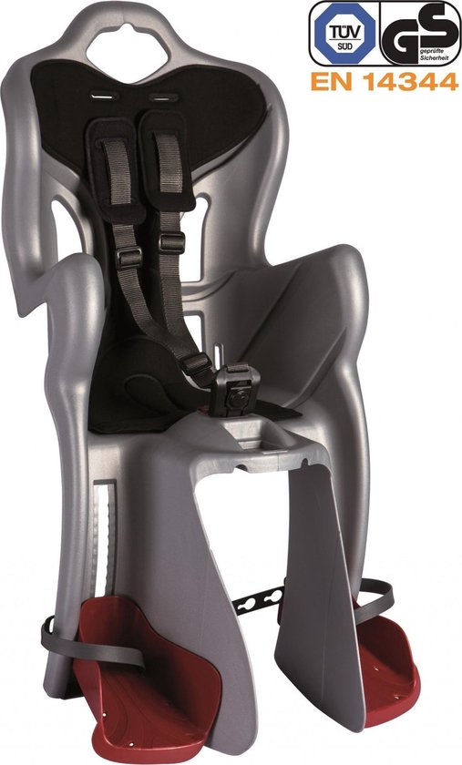 Bellelli B-one - Fietsstoeltje achter - zilver clamp