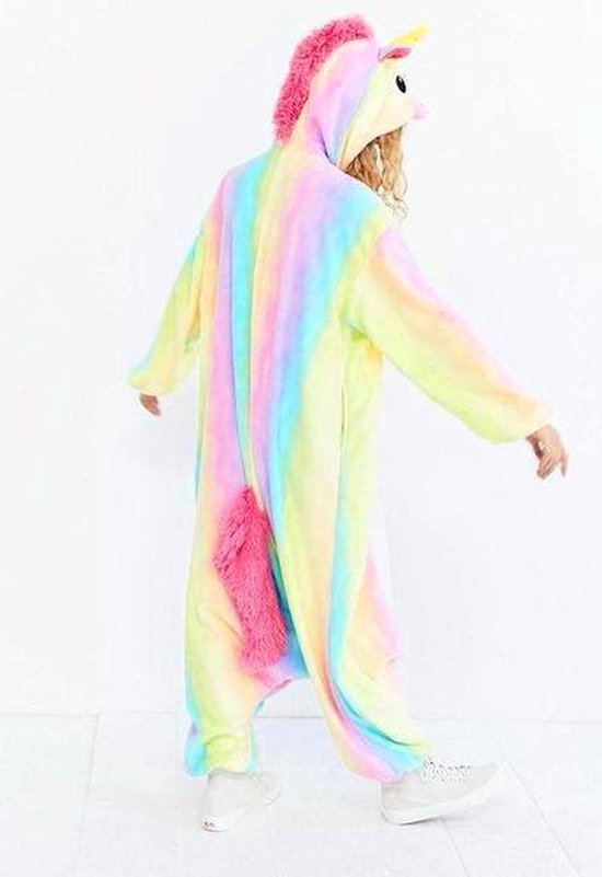 KIMU Onesie eenhoorn pak regenboog unicorn kind kostuum - maat 146-152 -  eenhoornpak... | bol.com