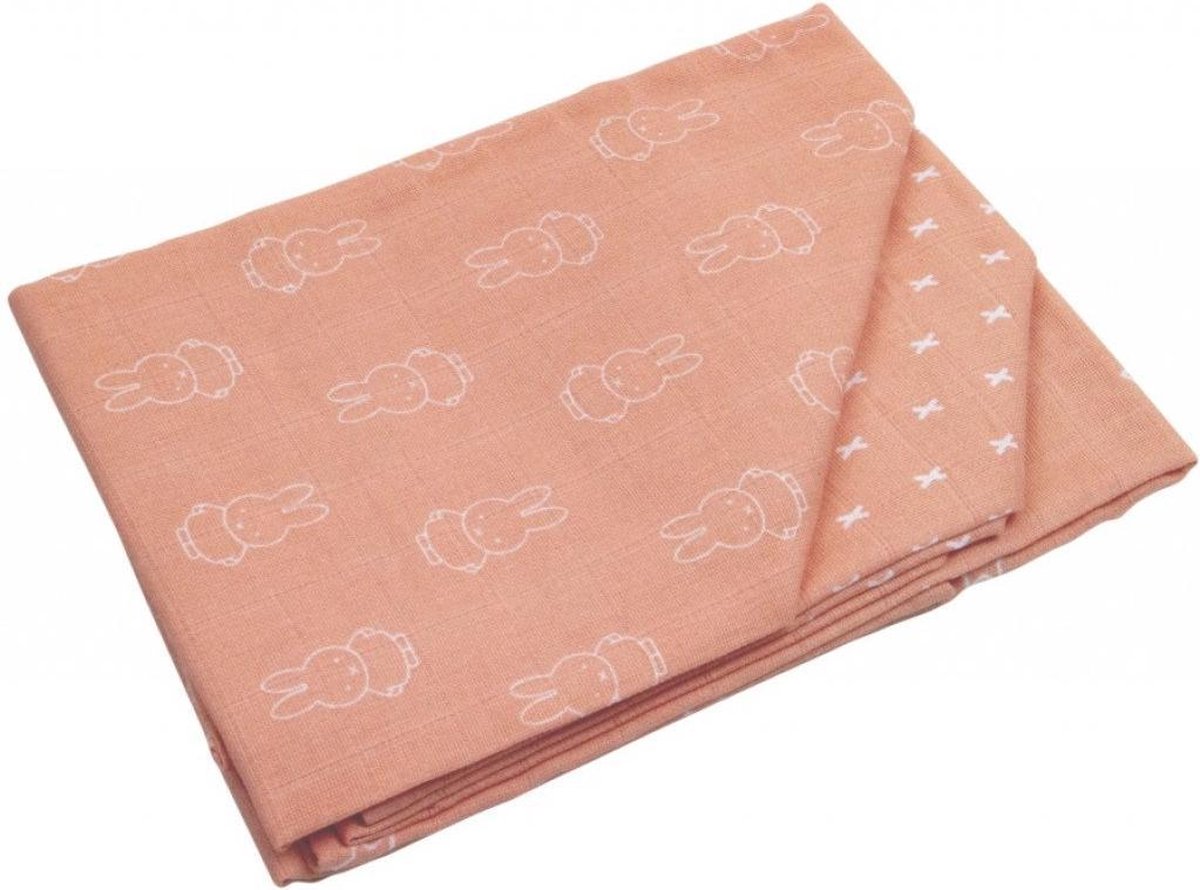 Nijntje - Hydrofiel Luiers Smile - Coral Pink - 3 Stuks Nijntje - Hydrofiel Luiers Smile - Coral Pink - 3 Stuks