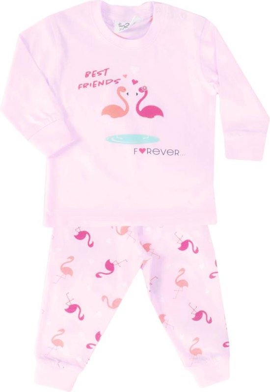 Fun2Wear Pyjama Flamingo Pink maat 152