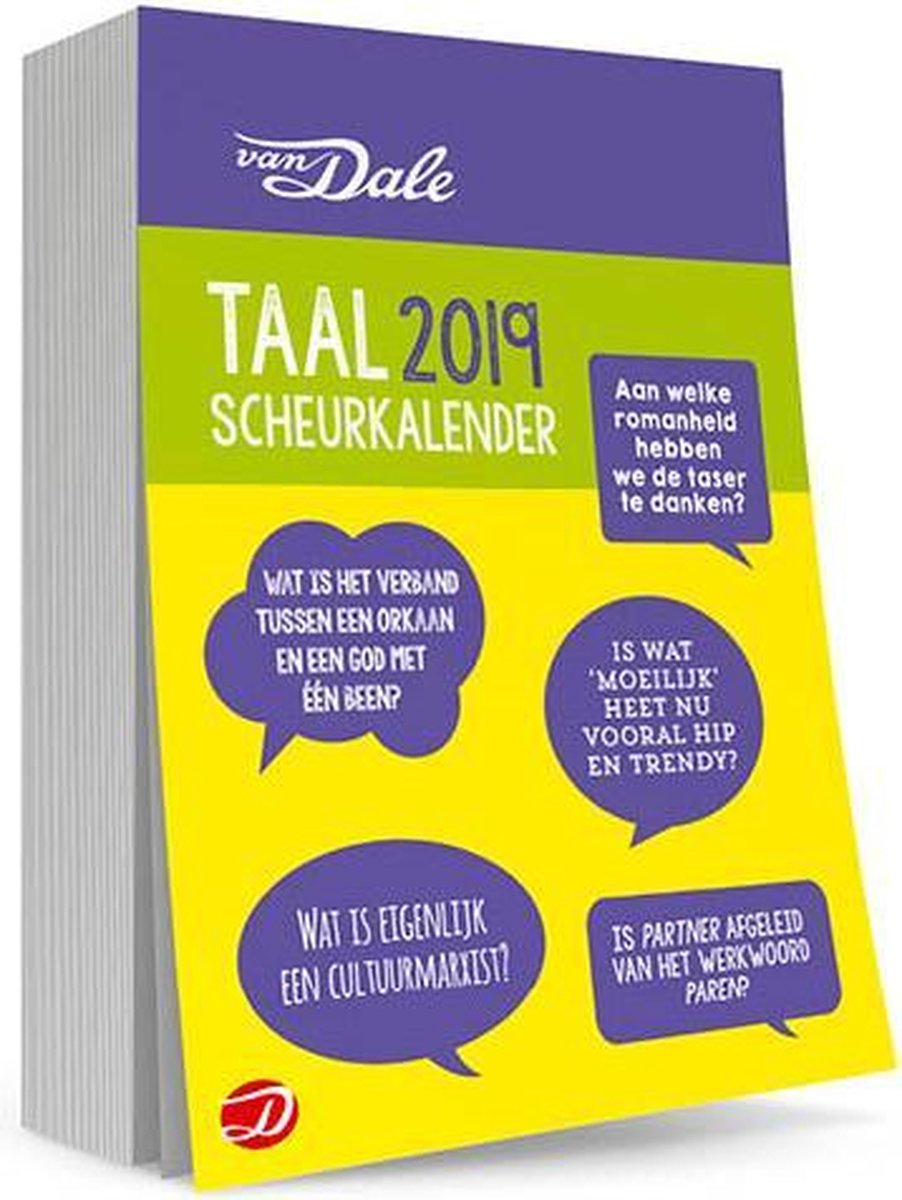 Van Dale Taalscheurkalender 2019 | bol.com
