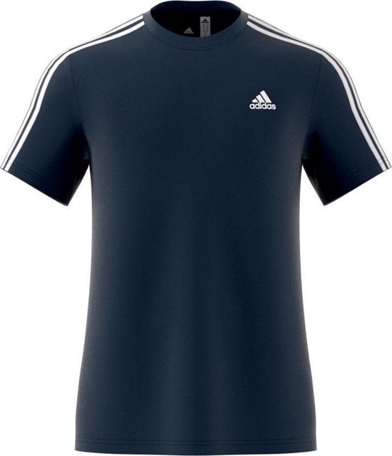 Adidas Performance Trainingsshirt Essentials 3 Stripes S98722 | bol.com