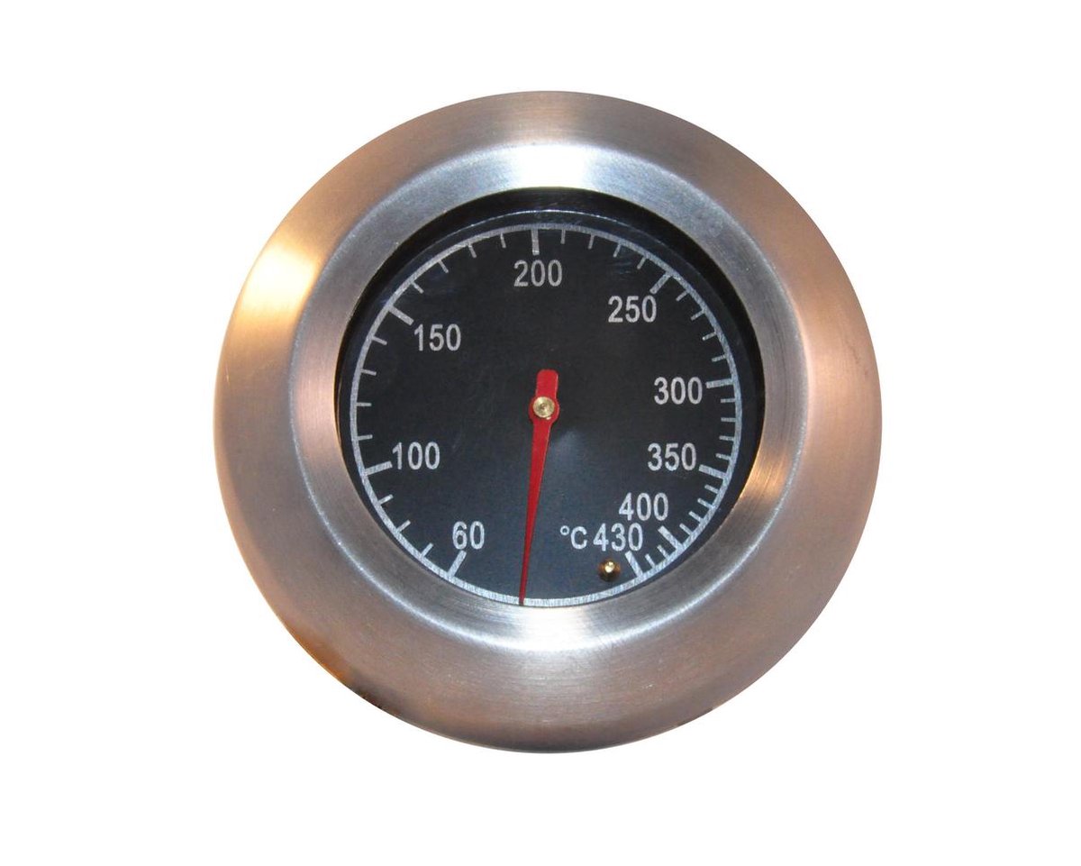 Thermomètre pour barbecue Jauge de thermomètre de température de four en  acier inoxydable Thermomètre de gril à double échelle Jauge de température