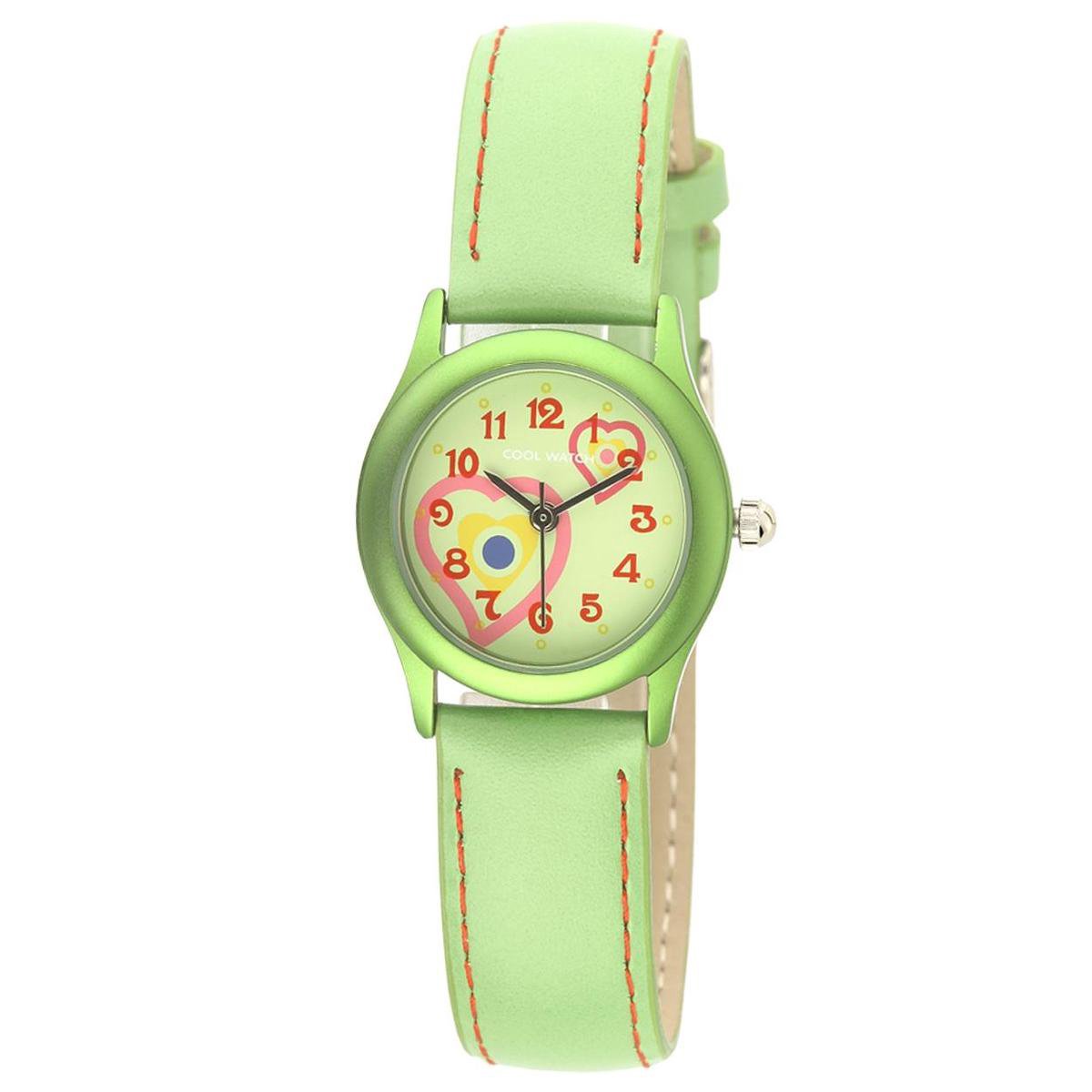 Coolwatch Kinderhorloge CW.163 Lederen band Zilver