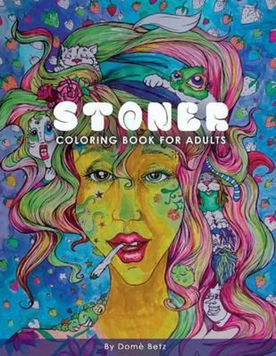 Stoner Coloring Book for Adults - cover