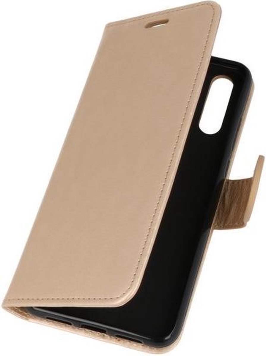 Goud Wallet Case Hoesje voor Huawei P20