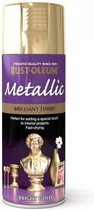 Rust-Oleum Metallic Spuitverf 400ml spray - Helder goud