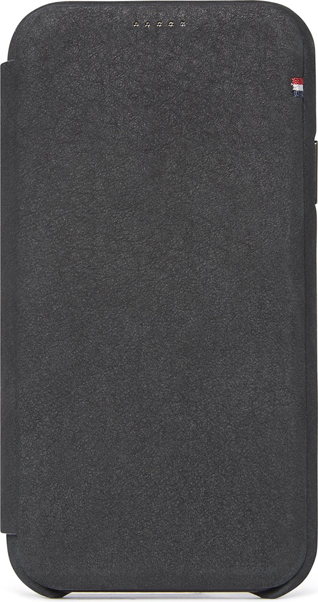 DECODED Wallet Case - iPhone Xr - Hoesje met Pasjeshouder - Hoogwaardig Europees Leer - Zwart