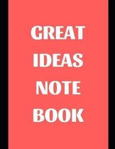 Great Ideas Notebook