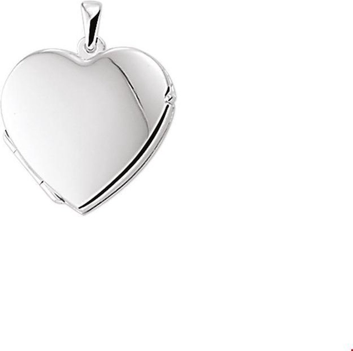 Zilveren Medaillon hart - 1323357