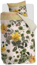 Oilily Botanical Flower - Dekbedovertrek - Eenpersoons - 140x200/220 cm + 1 kussensloop 60x70 cm - Green